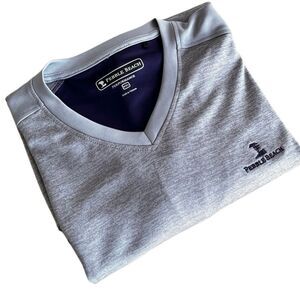 Pebble Beach Performance Men’s XXL Gray V-Neck Pullover Long Sleeve Golf